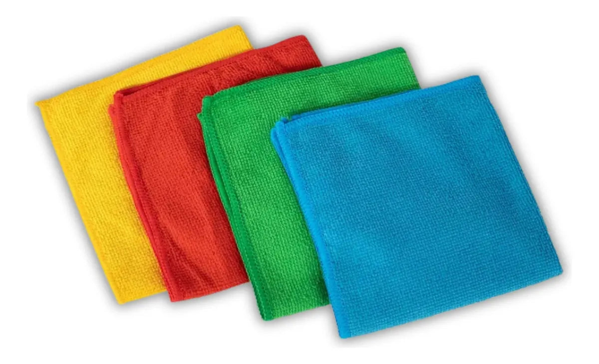 Kit 10 Panos De Limpeza Microfibra alta